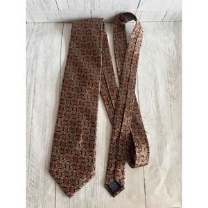 Platinum Designs Geometric Pattern Silk Men's Necktie